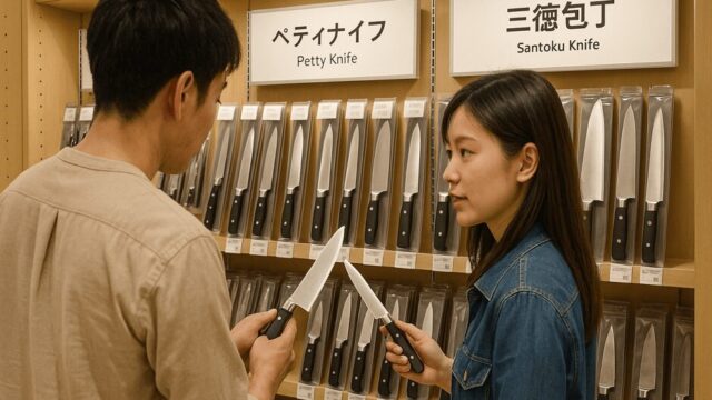 ペティナイフと三徳包丁どっちが便利？用途別の選び方を解説
