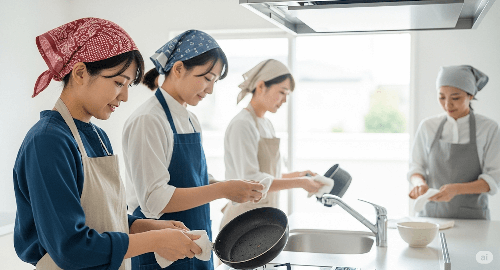 フライパンの油汚れ!落とし方を知って外側まできれいに