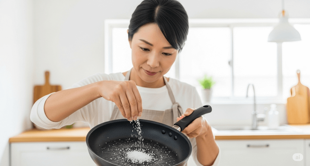 フライパンの復活と塩、テフロンの再生まとめ