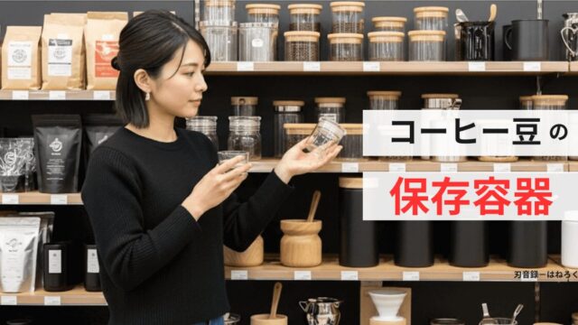 【コーヒー豆の保存容器】100均・無印の鮮度激変アイテム