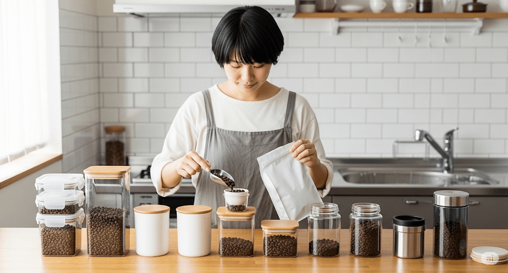 コーヒー豆の最適な保存容器は?100均から無印まで徹底比較
