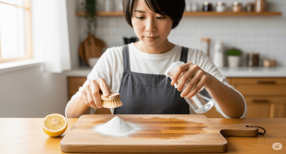 重曹やクエン酸で清潔を保つ