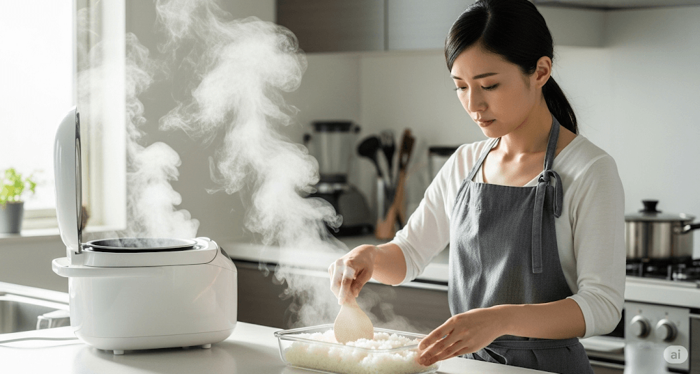 ご飯が固くならないためのコツ