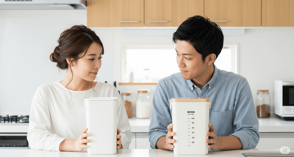 無印とニトリの製品を比較