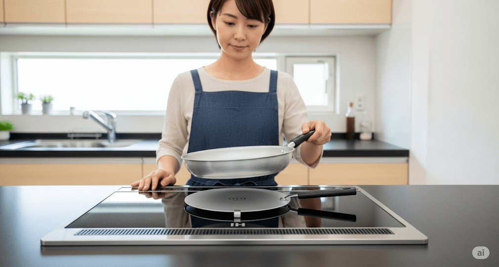 【100均にある?】IHが使えないフライパンを使えるようにする!