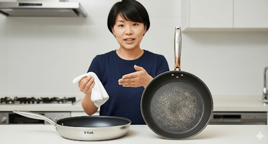 フライパンの寿命はティファールでどのくらい？買い替えサインと長持ちの秘訣