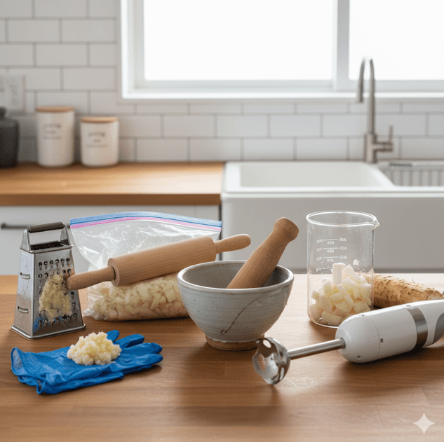 すり鉢がない場合の代用品を紹介