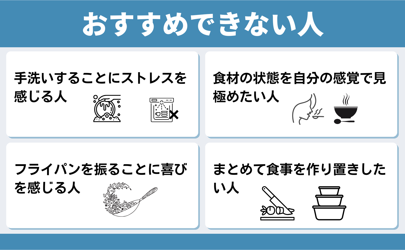 おすすめできない人