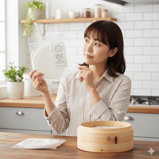 100均やセリアのせいろ用シートは使える?