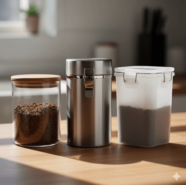 インスタントコーヒー保存容器【100均・ニトリ】の選び方