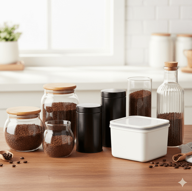 インスタントコーヒー保存容器｜100均・ニトリのおすすめ