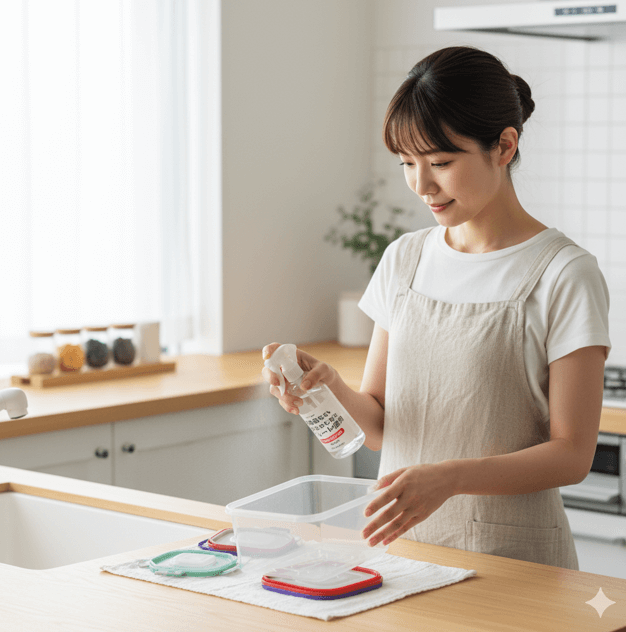 容器を衛生的に使うためのお手入れ法
