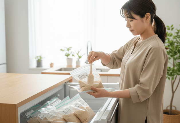 長期保存するには冷凍という選択肢も