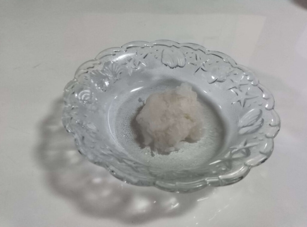 大根おろし器で作った大根おろし